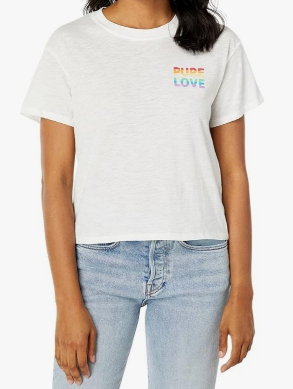 Wildfox Couture "PURE LOVE" Boy Tee, Size SMALL